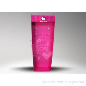 Embossing Pink Hello Kitty Cardboard Sidekick Display For R